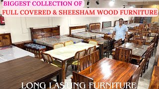 New Collection of Upholstered amp Long Lasting Sheesham Wood Furniture  Sofa Set Dining Table Chairs [upl. by Gram34]