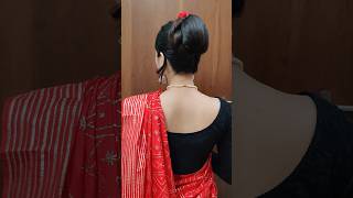 Very Easy Karwa chauth Juda Hairstyle❤️ shortsvideo juda hairstyle karwachauthspecial [upl. by Nibor]