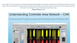 Bernie Thompson CAN Communications from the TST Big Event 2018 [upl. by Odlabu]