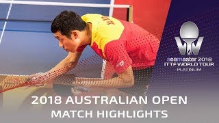 Tomokazu Harimoto vs Xu Xin  2018 Australian Open Highlights 12 [upl. by Sykes]