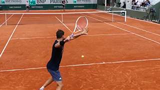 Dominic Thiem practice [upl. by Weeks]