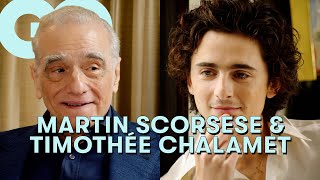 Timothée Chalamet et Martin Scorsese parlent films New York et corruption  Epic Conversation  GQ [upl. by Vorster]