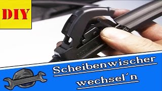 ⏩ ScheibenwischerWischerblätterScheibenwischerblätter wechseln  Bosch Aerotwin MultiClip HD [upl. by Schroth]