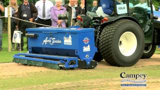 Raycam Aeraseeder by Campey Turf Care Systems [upl. by Ahsiemal]