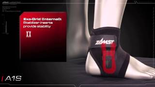 Ankle Brace Zamst A1S [upl. by Airamahs]