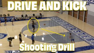 Drive and Kick  Basketball Shooting Drill [upl. by Atinaujnas62]