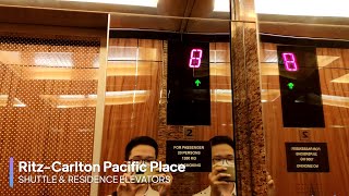 Toshiba Elevators  RitzCarlton Pacific Place Jakarta [upl. by Jonis455]