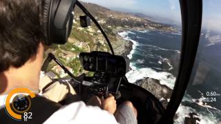 HELICOPTER Flight ROBINSON R66  G500H  Zapallar Chile [upl. by Loredana]