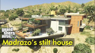 Madrazos stilt house 2884 Hillcrest Avenue  GTA V [upl. by Reeher]