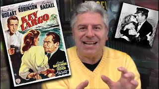 CLASSIC MOVIE REVIEW Humphrey Bogart amp Edward G Robinson in film noirs KEY LARGO from STEVE HAYES [upl. by Mathe]