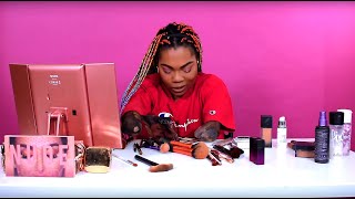 HUDA BEAUTY MAKEUP TUTORIAL WITH NO HANDS [upl. by Gitlow]