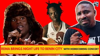 Rema Brings Night Life To Benin City Homecoming Concert ft Don Jazzy Shallipopi Crayon Full Video [upl. by Botti]