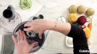 Elemental Food Processor Spiralizer Attachment Demo FPSP [upl. by Ila]