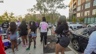 Atlanta Georgia Nightlife  Georgia State University  Walking Tour 4k [upl. by Eemyaj764]