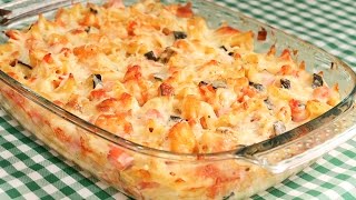 Pastel de Verduras y Macarrones gratinado súper delicioso [upl. by Nivrad]