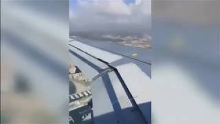 Aircraft buffeted by strong winds British Airways  BBC News  25th February 2019 [upl. by Anatsirhc507]