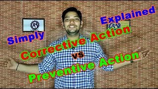 CORRECTIVE ACTION AND PREVENTIVE ACTION  CORRECTIVE VS PREVENTIVE ACTION  ASK MECHNOLOGY [upl. by Kallick]