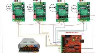 WIRING TB6560 TO MACH3 USB BREAKOUT [upl. by Nehcterg]