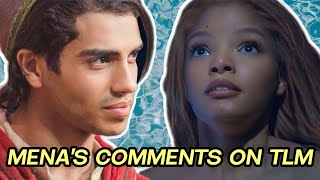 Mena Massouds comments on Halles The Little Mermaid spark controversy Was he wrong  Film Chic [upl. by Pazice]