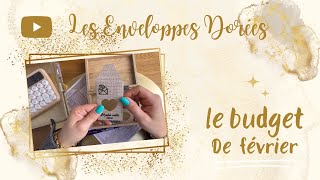 Budget du mois de Février🥶 enveloppesbudgétaires systemedesenveloppes economies [upl. by Bjork116]