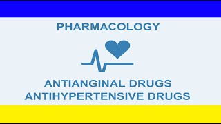 Pharmacology Lecture 12 English DRUGS ACTING ON CVS ANTIANGINAL AND ANTIHYPERTENSIVE in details [upl. by Melonie]