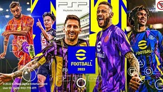 ABAIXAR O EFOOTBALL PES TM ARTS 2023 PPSSPP ATUALIZADO 100 MELHOR NARRAÇÃO BR [upl. by Ulphia]