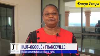 A Franceville réunion sur lattribution des boxes au nouveau marché de Potos HautOgooué [upl. by Hasty]