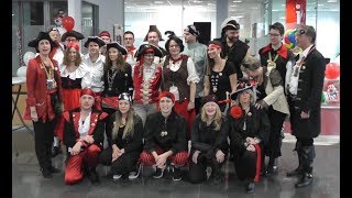 Weiberfastnacht in der Kreissparkasse Köln Pulheim [upl. by Hellene]