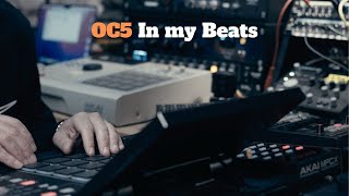 Octave OC5 in my beats Akai MPC X and Boss Dr Sample 202 [upl. by Leann]