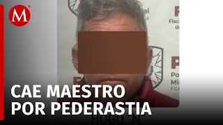 Maestro sube video besando a menor y es detenido por pederastia en Xalapa Veracruz [upl. by Fisch]