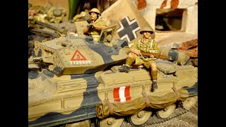 WW2 North Africa British 8th Army Diorama Part 1 Photo Video 54mm most figures King amp Country [upl. by Aihcila]