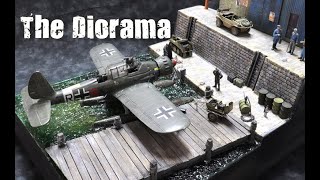 Diorama 148 Arado AR 196 Epoxi Resin Wood and Rocks [upl. by Estele548]