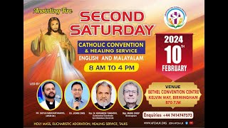 Abhishekagni Second Saturday Catholic Convention UK  10th February 2024 [upl. by Noelani]