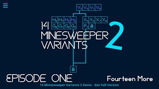 14 Minesweeper Variants 2 Demo Ep 1  Fourteen More [upl. by Murage649]