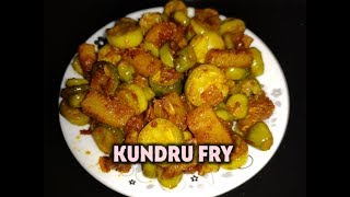 Tendli Fry RecipeKundru Aloo ki Sabji Tindora fryKundru ki Sabji [upl. by Galateah]