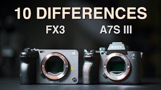 Sony FX3 vs A7S III  10 Differences [upl. by Wini]