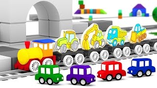 Cartoni animati per bambini I puzzle delle macchinine i camion [upl. by Towroy]