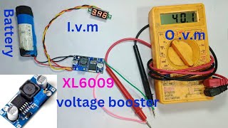 voltage booster module DC to DC voltage converter32 volt battery step up 40 volt XL6009 [upl. by Ibrahim]