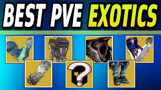 The TOP 5 PVE Exotic Armor Pieces For EACH Class in Destiny 2 Lightfall  Destiny 2 [upl. by Atteirneh]