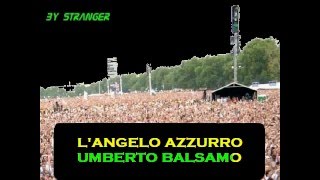 LANGELO AZZURRO  UMBERTO BALSAMO  1 T  KARAOKE [upl. by Adnuhser]