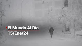 ElMundoAlDía  150124 Fuerte TORMENTA INVERNAL impacta al 80 de Estados Unidos [upl. by Pisano]