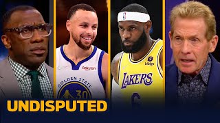 Could Steph Curry pass LeBron James in GOAT debate with a NBA Finals win  NBA  UNDISPUTED [upl. by Ellehcyt]