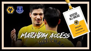 BEHIND THE SCENES OF RAULS 50TH GOAL  Matchday Access  Wolves vs Everton [upl. by Kcirrag427]