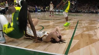 👀 Caitlin Clark WHACKED In The Head amp CRASHED Into On Shot Refs Dont Call Foul  Indiana Fever [upl. by Haney]