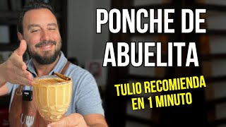 Rompope o Sabajón  Receta Fácil  Tulio Recomienda en 1 Minuto [upl. by Erdrich]