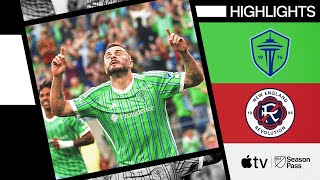 Seattle Sounders FC vs New England Revolution  Full Match Highlights  July 6 2024 [upl. by Oinotnas]