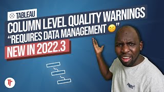 Columnlevel data quality warnings New in Tableau 20223 [upl. by Akiemaj]