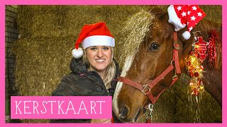 Kerstkaart maken met je paard  PaardenpraatTV [upl. by Noleta]