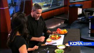 KCRA 3 Kitchen Heirloom Tomato Salad [upl. by Figone485]