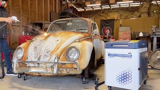 LASER blasting my VW Beetle  Does it work [upl. by Hylton]